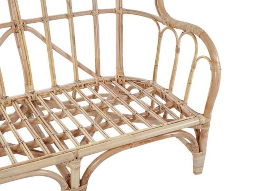 Brindisi 4 Seater Rattan Garden Sofa Set Natural