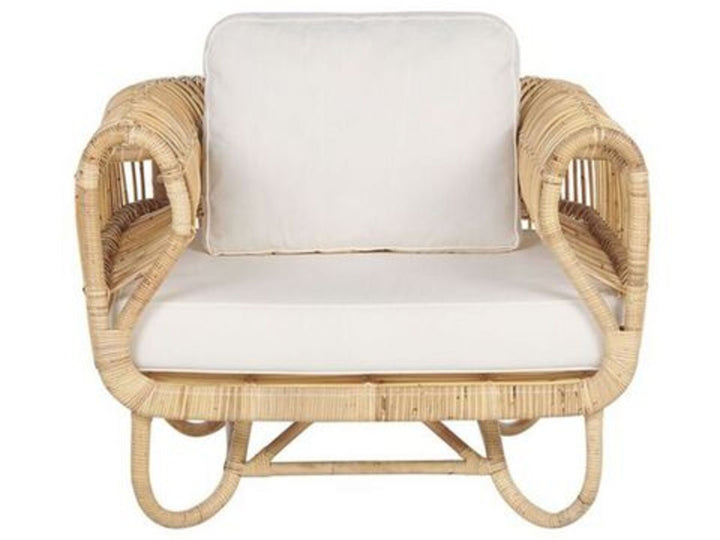 Dolcedo 4 Seater Rattan Sofa Set Natural
