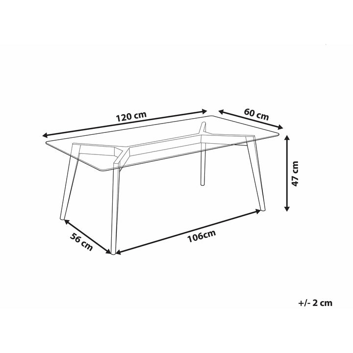 Imel Glass Top Coffee Table