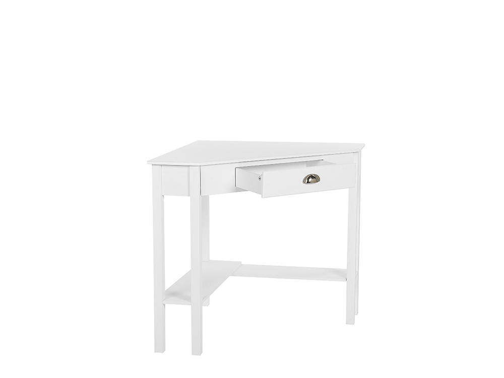 1 Drawer Corner Desk 80 x 70 cm Atia