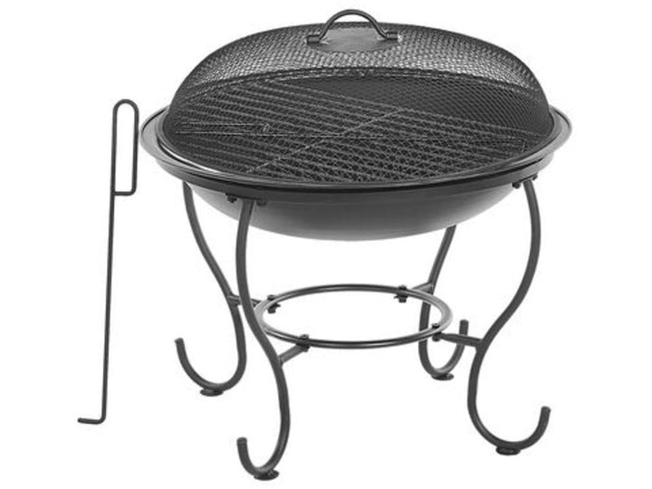 Charcoal Fire Pit Black Negara