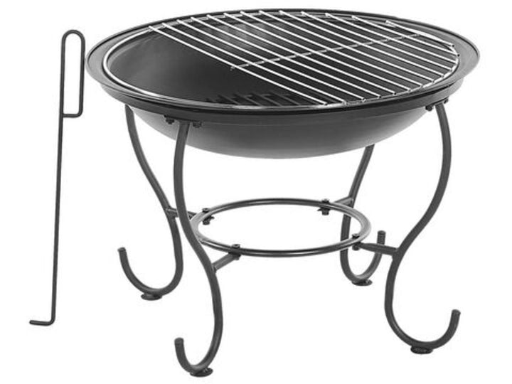 Charcoal Fire Pit Black Negara