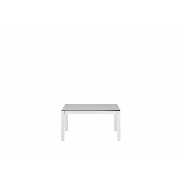 4 Seater Aluminium Garden Corner Sofa Set White and Brown Borello