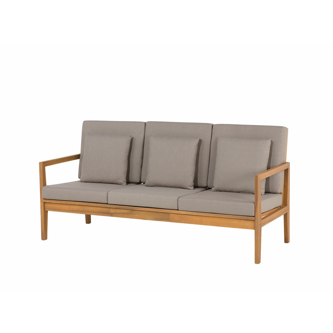 Pataja 7 Seater Acacia Wood Garden Lounge Set Grey