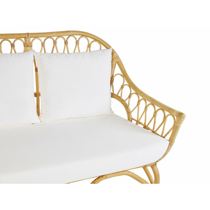 Sibari 4 Seater Rattan Sofa Set Natural
