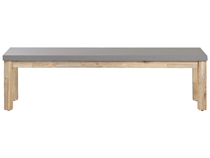 Concrete Outdoor Bench Grey 160 cm Ostuni
