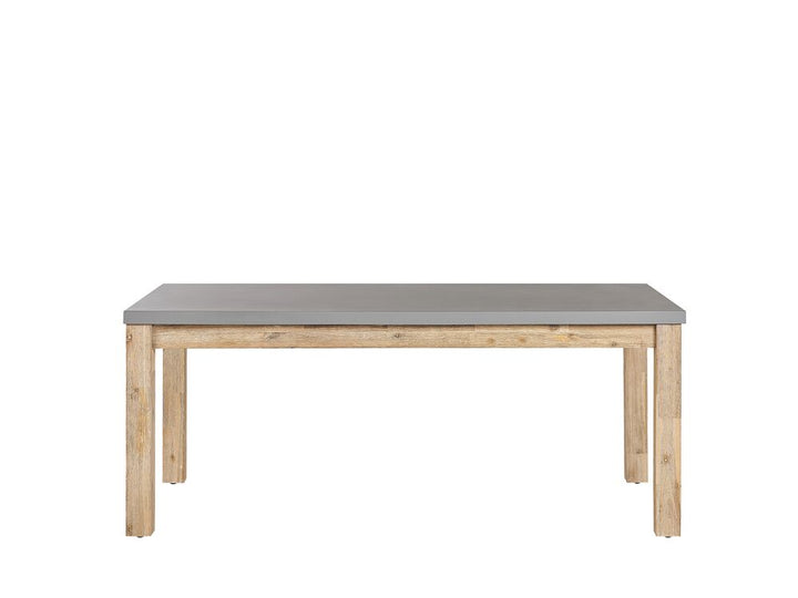 Ostuni 8 Seater Concrete Garden Dining Set 2 Benches and 2 Stools Grey
