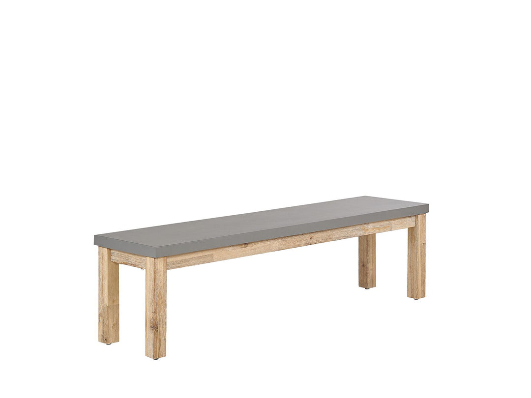 Concrete Outdoor Bench Grey 160 cm Ostuni