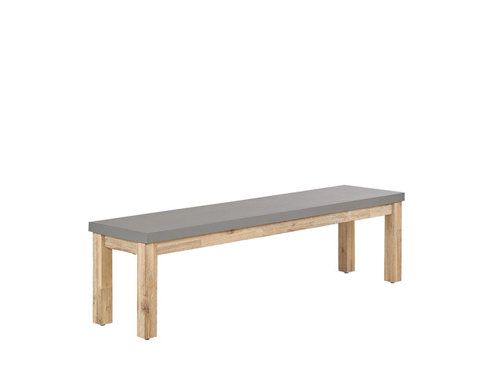 Concrete Outdoor Bench Grey 160 cm Ostuni
