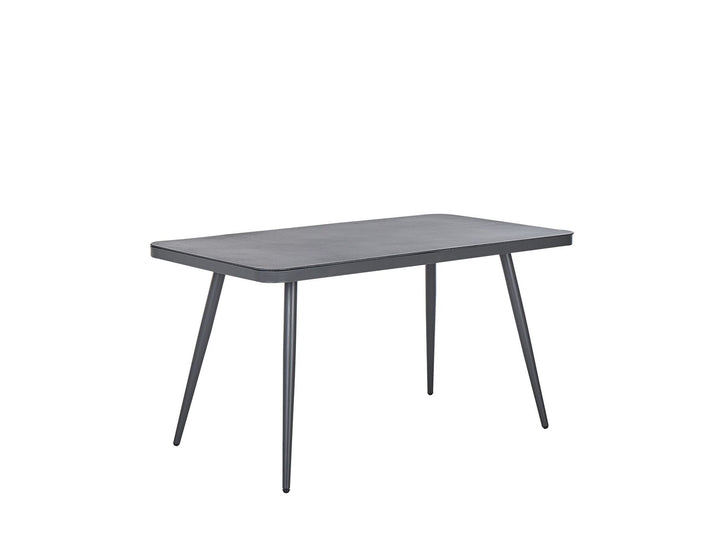 Lipari 4 Seater Metal Garden Dining Set Grey