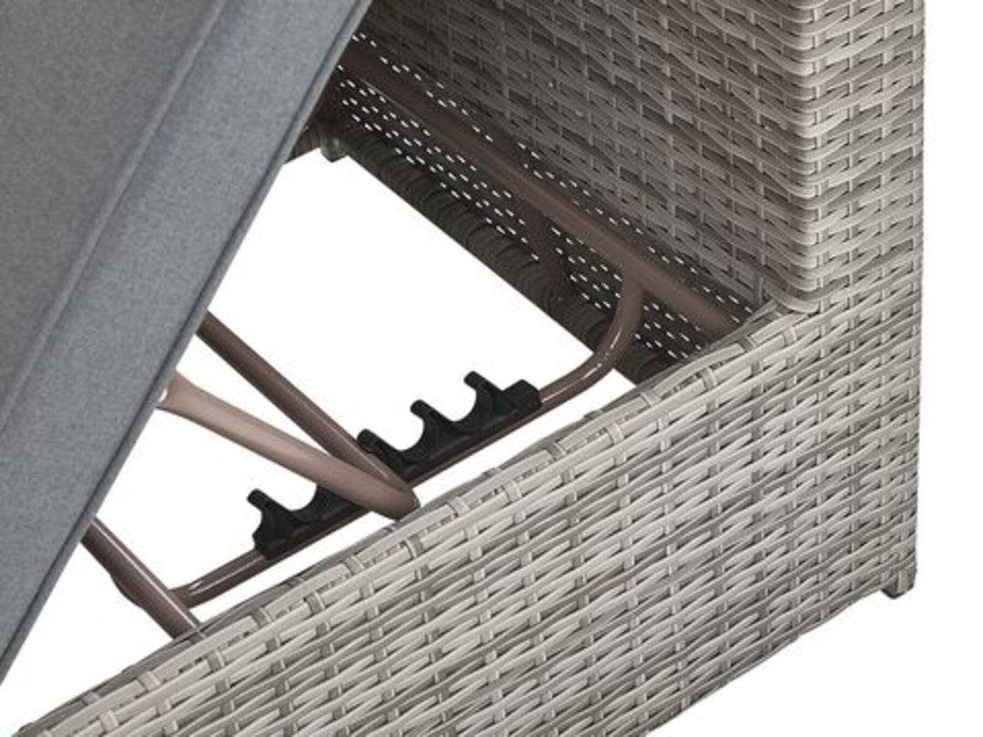 Sabbia 5 Seater PE Rattan Garden Sofa Set Grey