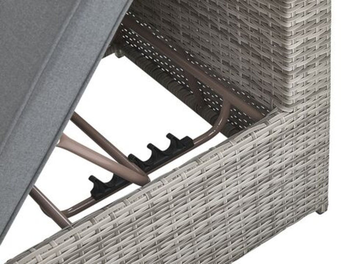 Sabbia 5 Seater PE Rattan Garden Sofa Set Grey