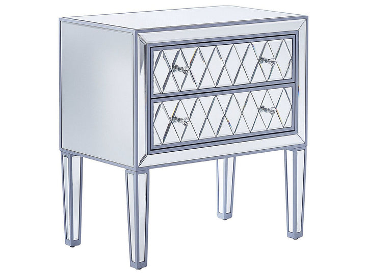 Wrenshall 2 Drawer Mirrored Console Table