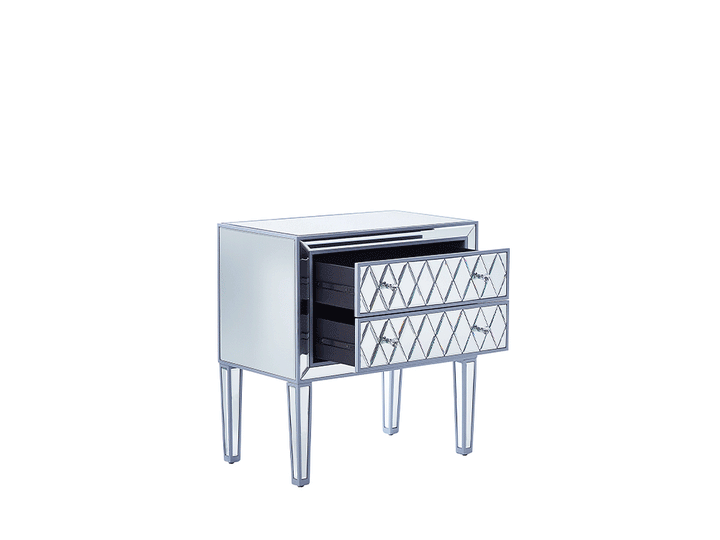 Wrenshall 2 Drawer Mirrored Console Table