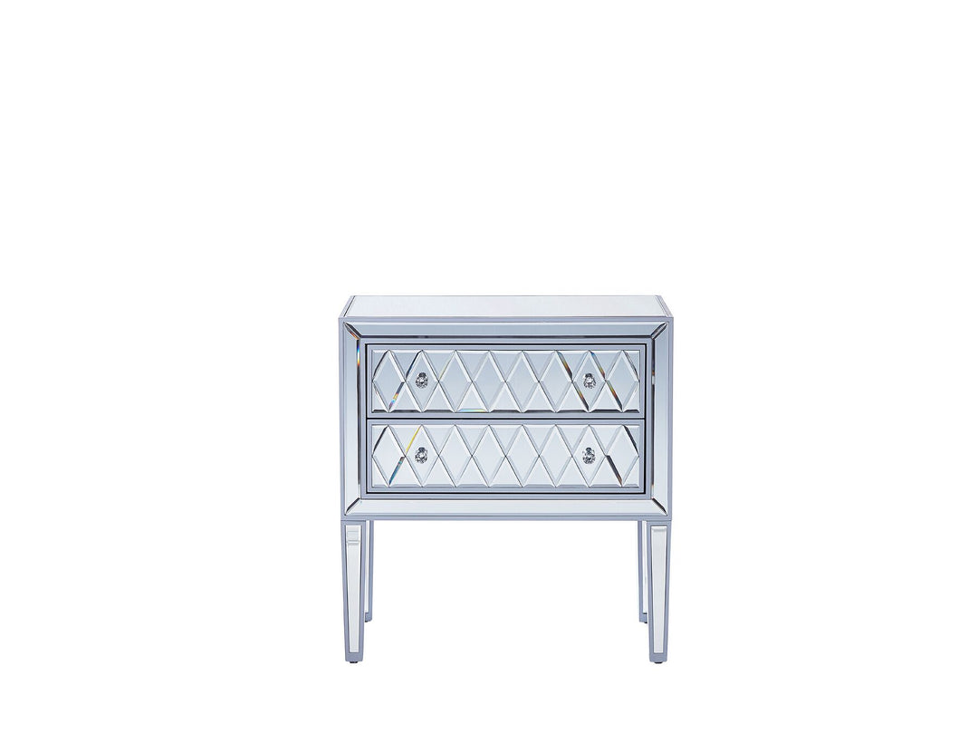 Wrenshall 2 Drawer Mirrored Console Table