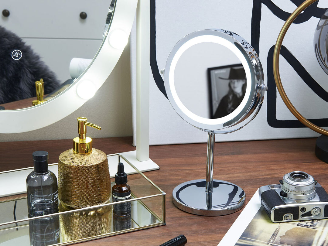 Lighted Table Mirror