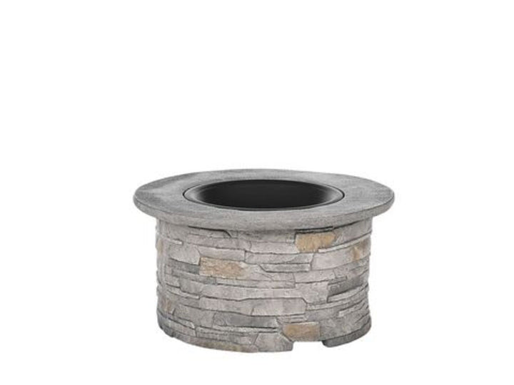 Round Fire Pit Grey Tambora