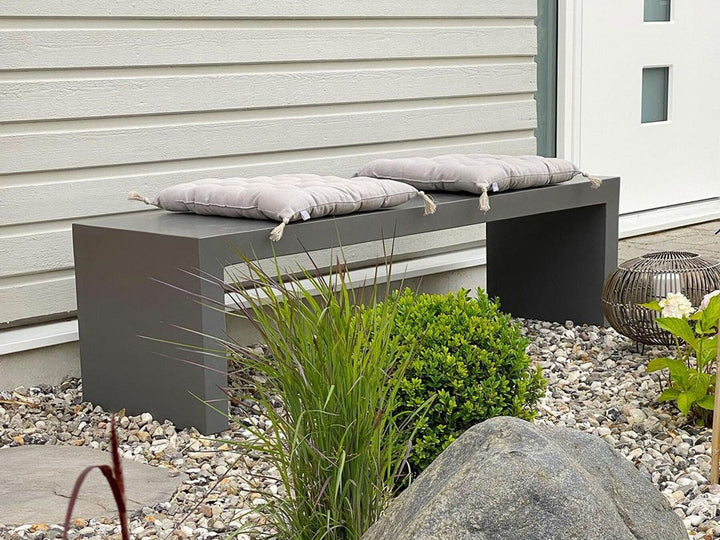 Concrete Outdoor Grey Bench Taranto
