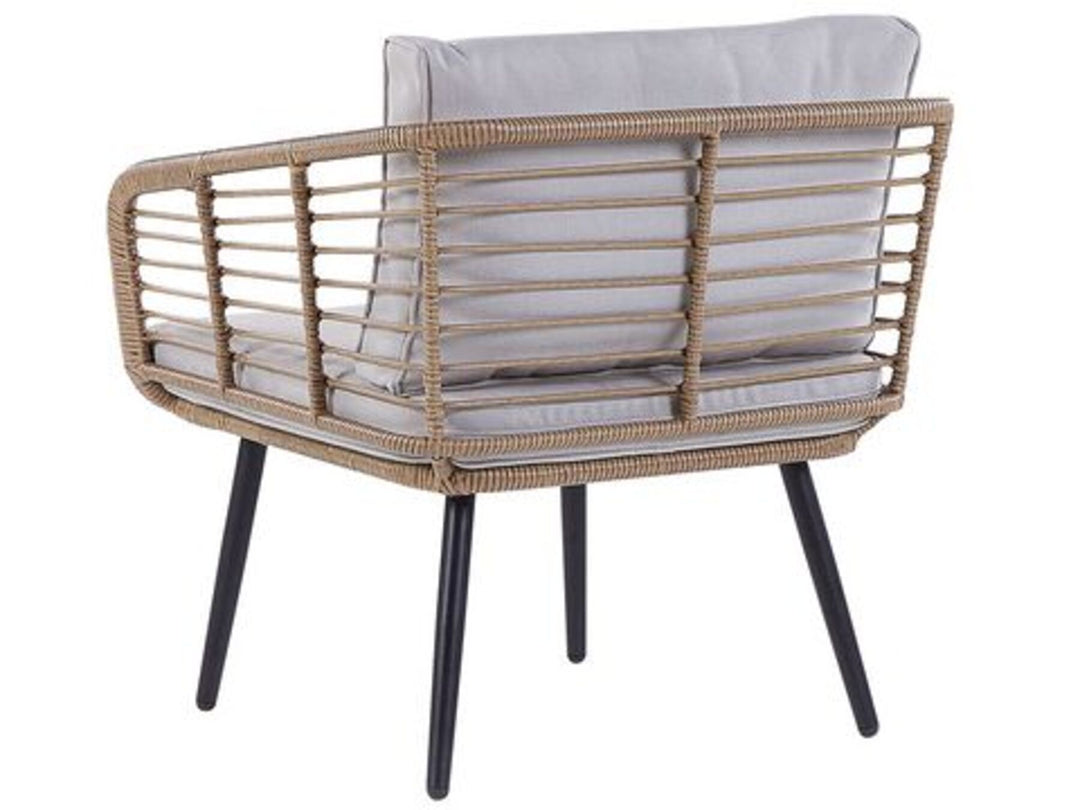 Corinth II 4 Seater PE Rattan Garden Sofa Set Natural