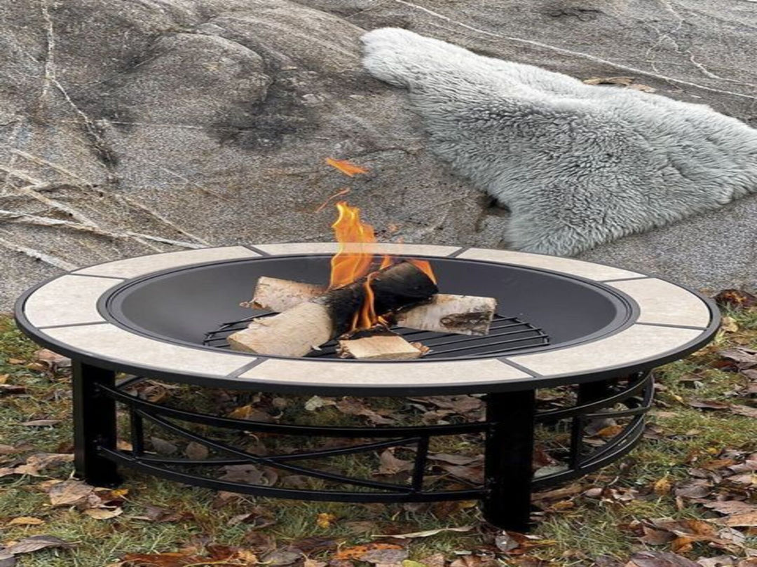 Charcoal Fire Pit Black Hierro