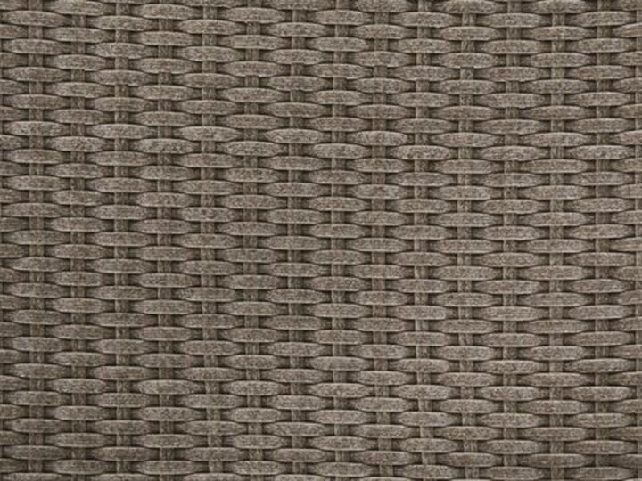 Bardi 5 Seater PE Rattan Garden Corner Sofa Set Taupe and Grey