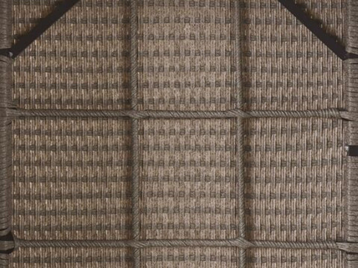 Bardi 5 Seater PE Rattan Garden Corner Sofa Set Taupe and Grey