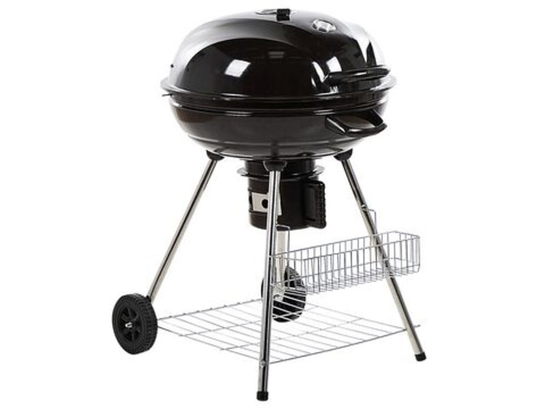 Kettle Charcoal BBQ Grill Black Marapi