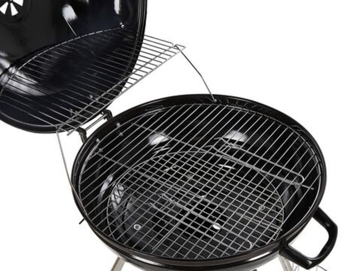 Kettle Charcoal BBQ Grill Black Marapi