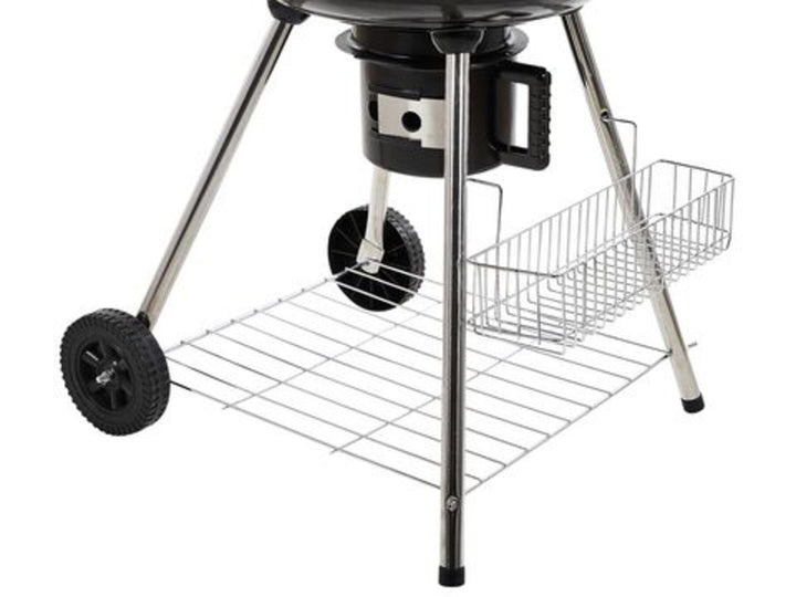 Kettle Charcoal BBQ Grill Black Marapi