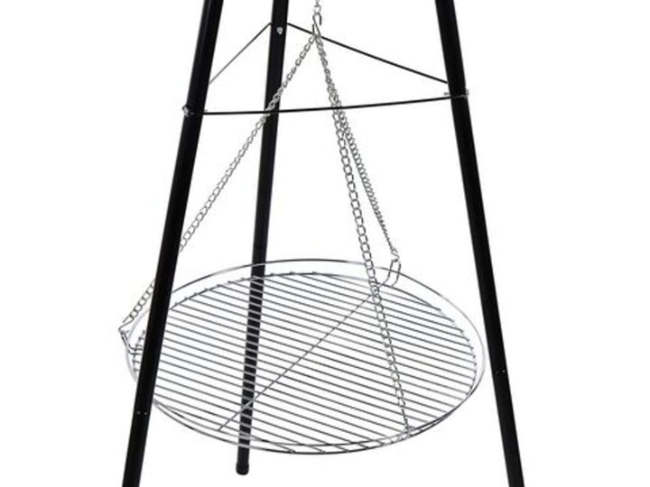 Hanging Tripod BBQ Grill Black Gelai