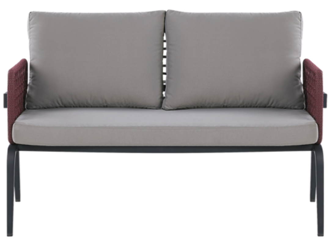 Sciacca 4 Seater Aluminium Garden Sofa Set Grey