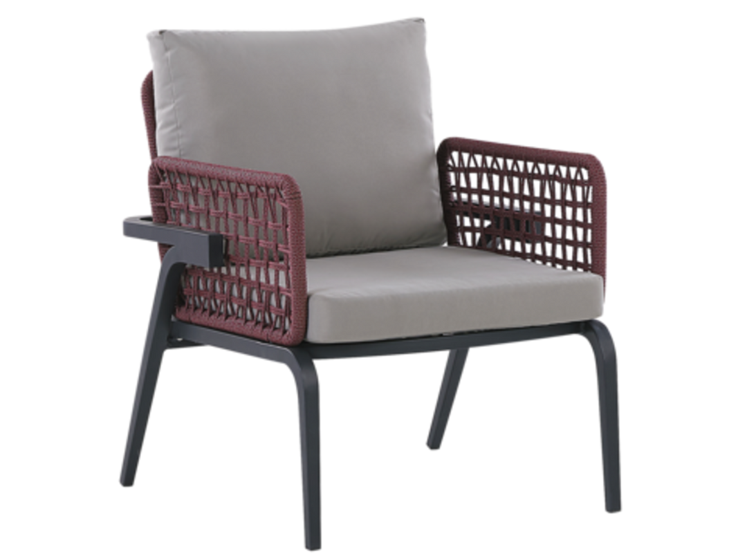 Sciacca 4 Seater Aluminium Garden Sofa Set Grey