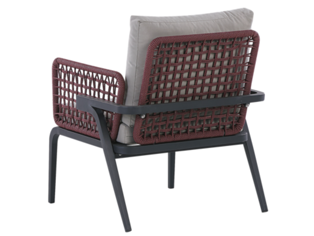 Sciacca 4 Seater Aluminium Garden Sofa Set Grey