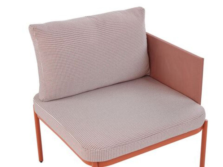 2 Seater Convertible Garden Sofa Set Orange Terracina