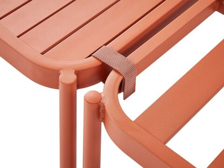Terracina 2 Seater Convertible Garden Sofa Set Orange
