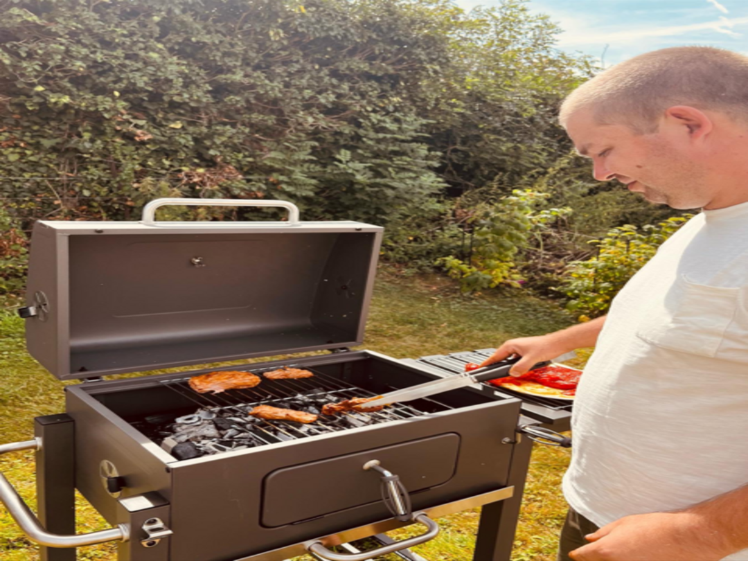 Charcoal BBQ Grill Grey Pavlof – SOOXOS