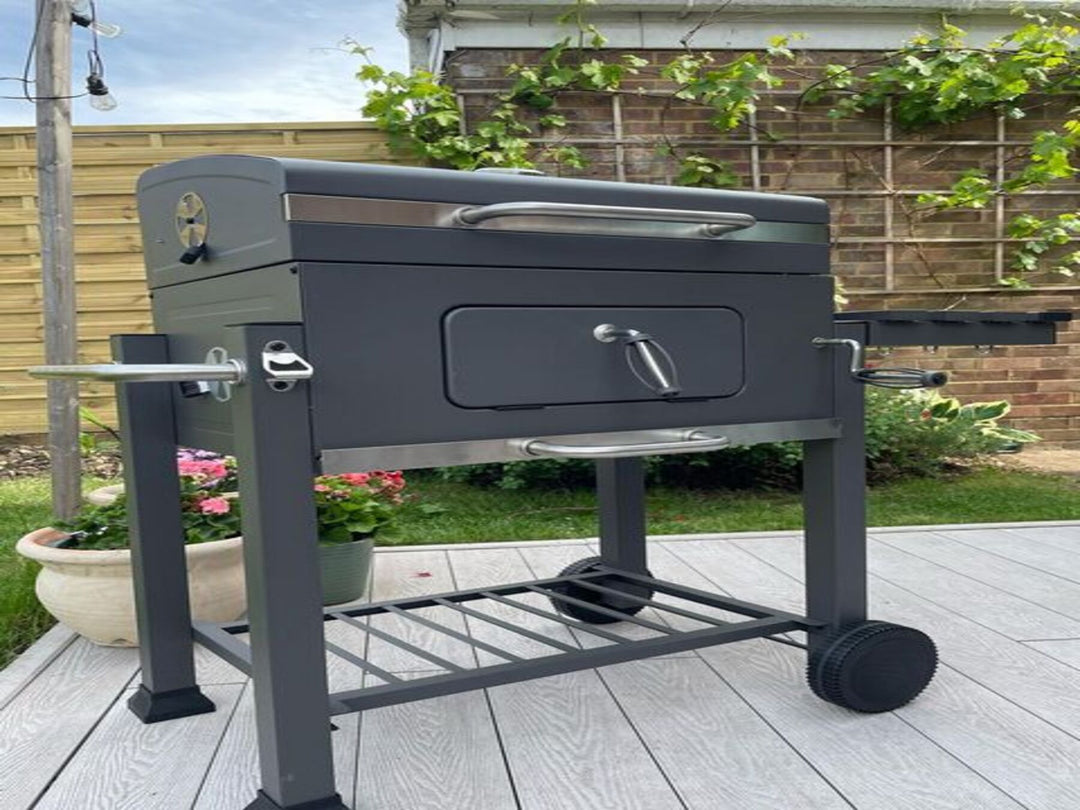 Charcoal BBQ Grill Grey Pavlof