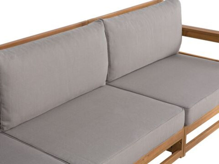 Timor Lounge Set FSC® Certified Acacia Wood Light Wood Left Hand 4 Seater