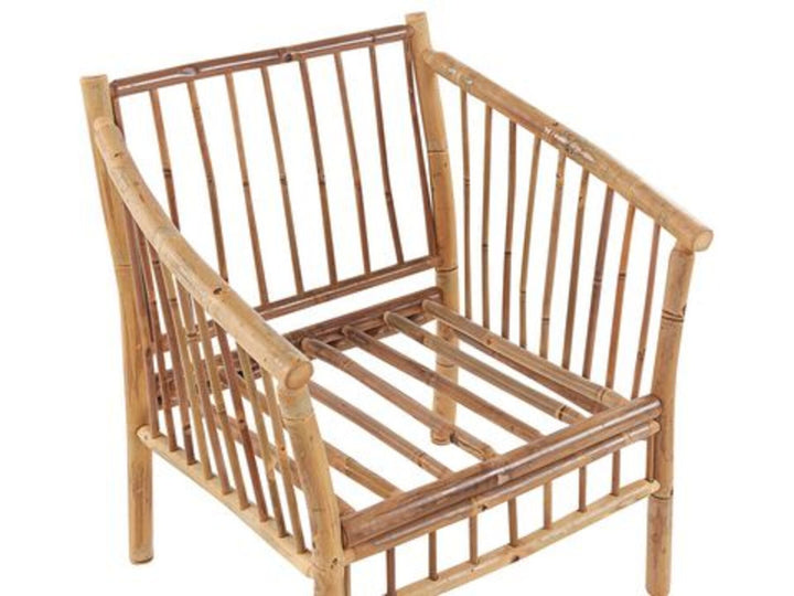 Maggiore 4 Seater Bamboo Wood Garden Sofa Set White