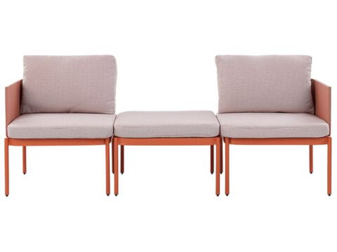 Terracina 2 Seater Convertible Garden Sofa Set Orange
