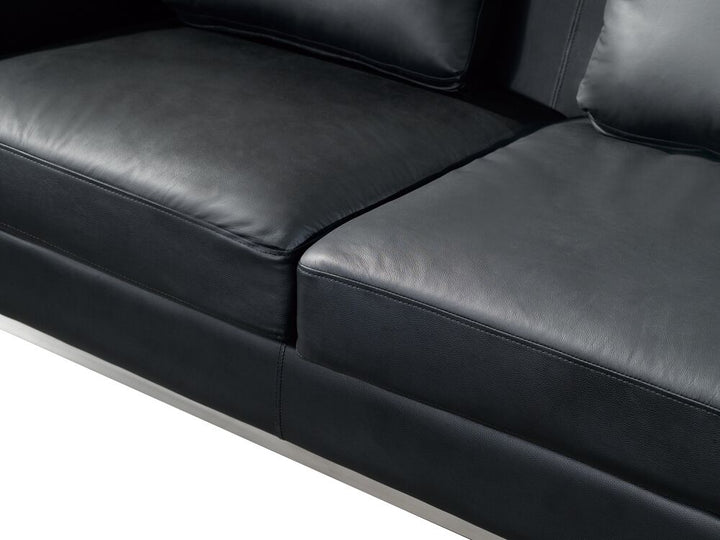 Hailee Leather Corner Sofa