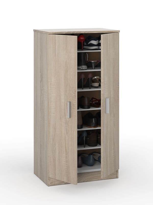 Oak Effect Shoe Cabinet Carven